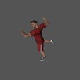9.jpg Animated Sportsman-Rigged 3d game character Low-poly 3D model
