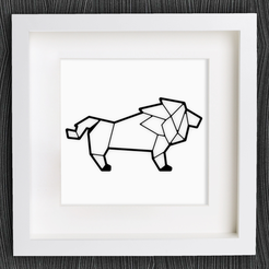 Capture d’écran 2018-01-11 à 11.49.38.png Lion origami personnalisable