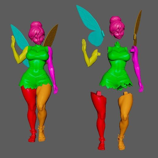 🔔 TinkerBell Tinker Bell・ STL File for 3D printing・Cults