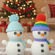 BothSnowmans.png Snowman_WoolTexture