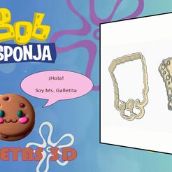cartel.jpg 3D file SPONGEBOB COOKIE CUTTERS・3D printer model to download