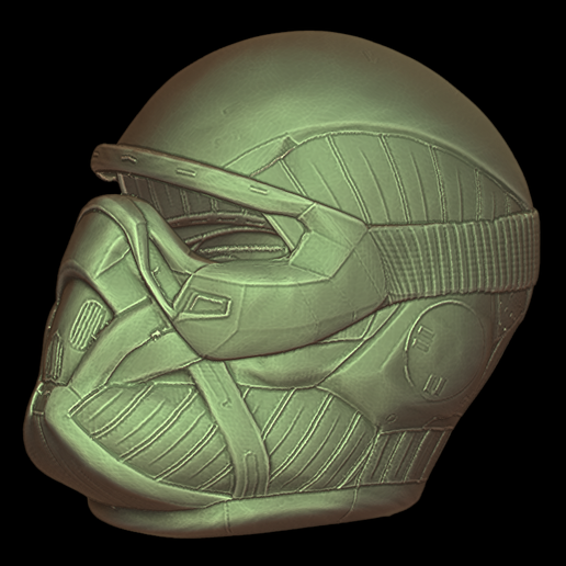 Crysis korean Nanosuit helmet for cosplay 3d printing 3D model