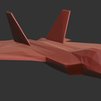 3.png F22 Raptor Lowpoly 3d Print 3D print model