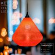 KETE_pendant-light_Orange-front.jpg KETE  |  Pendant Light E27 & E26 fast print