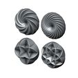 Rose-pattern3-01.JPG 3d Geometrical pattern rosettes N03 3D print model