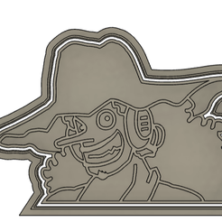 Usopp-1.png One Piece Usopp Cookie cutter