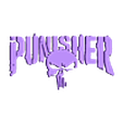 THE PUNISHER LOGO ONLY PART 2.stl The punisher logo