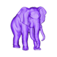 elephant-108x132x19mm.stl Modèle 3D du bas-relief de l'éléphant