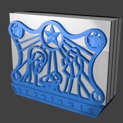 Servilletero.jpg STL-Datei Serviettenring (Krippe)・3D-Druck-Idee zum Herunterladen