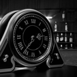 CLOCK-RENDER-FUSION-360-CULTS3D.png Vintage Clock with Secret Storage