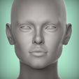 2.40.jpg 29 3D HEAD FACE FEMALE CHARACTER FEMALE TEENAGER PORTRAIT DOLL BJD LOW-POLY 3D MODEL