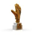 2.jpg Fichier STL GANT D'OR COUPE DU MONDE FIFA QATAR 2022 - DIBU MARTINEZ・Design à télécharger et à imprimer en 3D