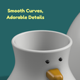 5.png Seagull Flower Vase – 3 Sizes, Customizable, Easy Assembly