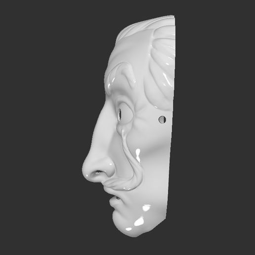 Render Left.jpg OBJ-Datei Super Pack - La Casa de Papel Mask - Print, Base Meshes and Zbrush Tool herunterladen • Objekt zum 3D-Drucken, aleplanascadogan