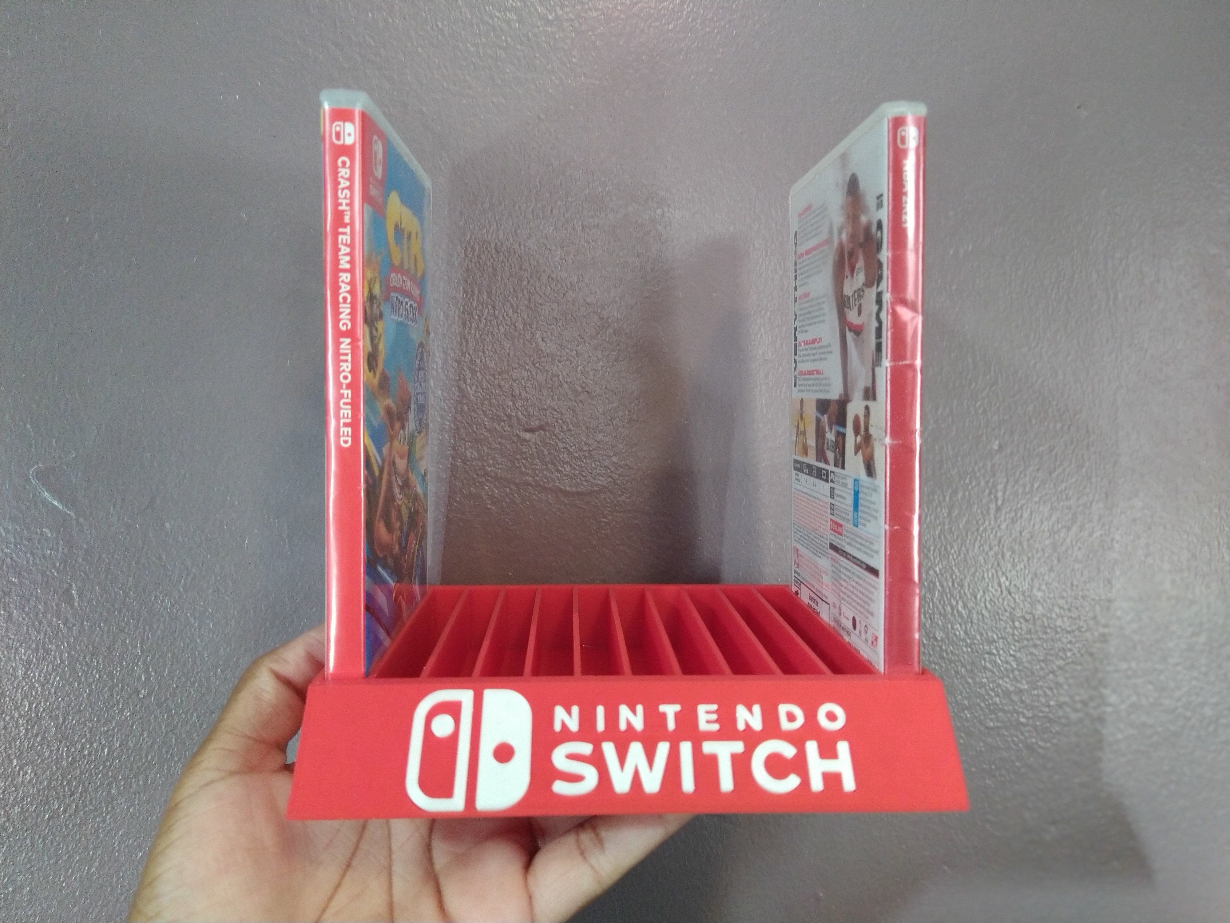 3D printed Nintendo Switch Game Case Holder・Cults