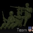 1.jpg 1/72 World War II USA Willys Jeep Crew of 3 Including a Gunner