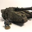 1/4" Scale Massive Mobile Cannon Platform for Human Armies