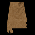 2.png Topographic Map of Alabama – 3D Terrain