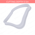 Bread_Slice~3.5in-cookiecutter-only2.png Bread Slice Cookie Cutter 3.5in / 8.9cm