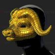 default.138.jpg Squid Game Mask - Vip Buffalo Mask Cosplay 3D print model