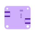 1_Carriage_Rear-excentric.stl D-Bot Carriage Rear Plate with Adjustable Belt Tensioner