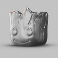 19.JPG Baby Groot Cute Head Planter Cartoon Style 3D print model