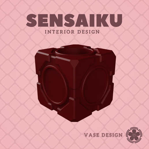 14. Cube 14 Custom Vase Design: Personalized Forms for Miniature and Modern Spaces - Ikebana Home Decoration for Modern Diorama