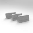 untitled.89.9.jpg Jersey concrete barriers - 3 vers - 1-35 scale diorama accessory