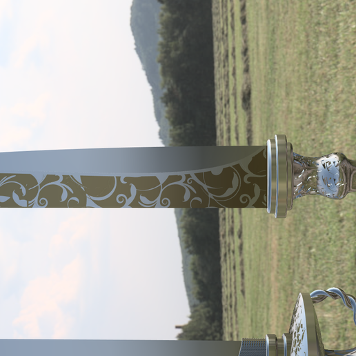 🗡️ Rakuyo´s Sword - Bloodborne・ STL File for 3D printing・Cults