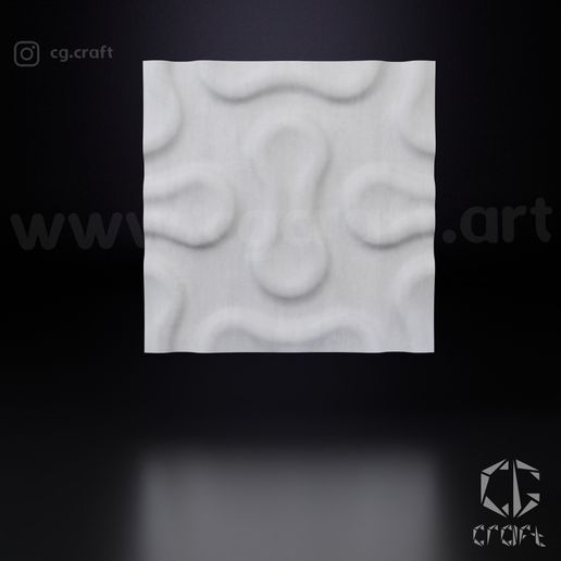 Wall 3d panel (x4) 3D model