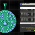 weight.png Pingente de círculo de labirintoModelo para impressão em 3D