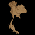3.png Topographic Map of Thailand – 3D Terrain