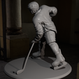 tbrender_002.png Hockey player figure STL, ready for 3D printing, Movie Characters , Games, Figures , Diorama 3D