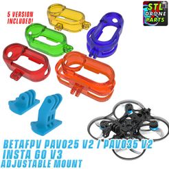 Download 6 3D models from Betafpv Pavo25 V2 / Pavo35 V2 listed by ...