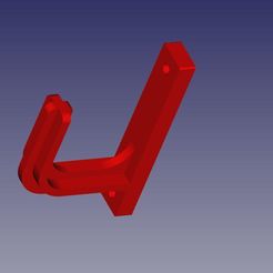 crochet velo rouge.jpeg Free STL file bicycle rack hook・3D printable model to download