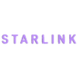 TEXT.stl STARLINK LOGO