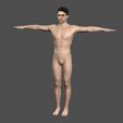 5.jpg Beautiful naked man -Rigged 3D model