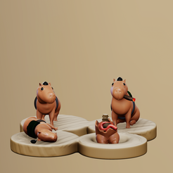 Capybara best free 3D printing files・21 models to download・Cults