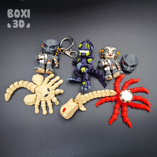 Alien_VS_Predator_Boxi3D_15.jpg PREDATOR_V2 - FLEXI - GELENKIG - NIEDLICHER DRUCK AN ORT UND STELLE