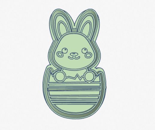 271281215_352581106299826_1983543235758228981_n.jpg 3D file Easter Bunny Cookie Cutter set STL FILES・3D print object to download, Prints4fun