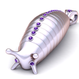 3.png Pingente de caracol em ouro com detalhes em rubi