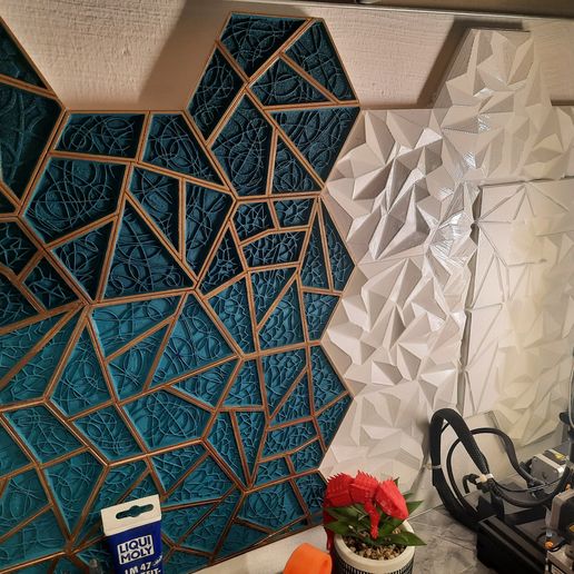 Wall panel_wall panel hexagon