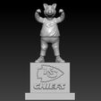 ghghgh.jpg NFL - Kansas City Chiefs mascot statue - 3d Print