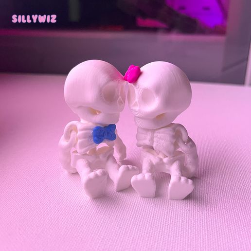 Skeleton Family - Articulated - No support - Multiparts - 3D model önizlemesi