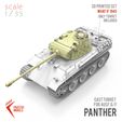 00.jpg Archivo STL Torreta de fundición "Gussturm" para Panther Ausf.G/F/ II 3d-print・Plan de impresión en 3D para descargar