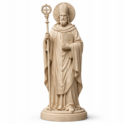 Saint Abbo of Fleury - Devotional Statue