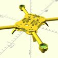 flixcopter_v18.jpg Foldable Nano Quadcopter FNQ220 (parametric OpenSCAD)