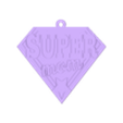 super mom llavero.stl Mother's Day keychain pack