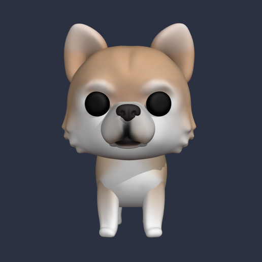 Pop Perro akita 3D model