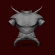 Low Poly Render 02.png Tibia Demon Armor - KeyChain Miniature